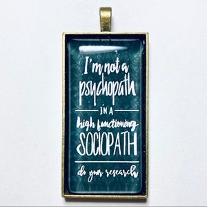 Sherlock Quote Pendant